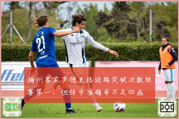 梅州客家罗德里格边路突破次数联赛第一,但传中准确率不足四成